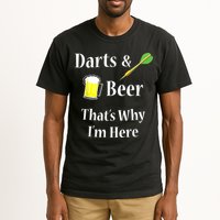 Darts Beer Funny For Dart Player Tall T-Shirt