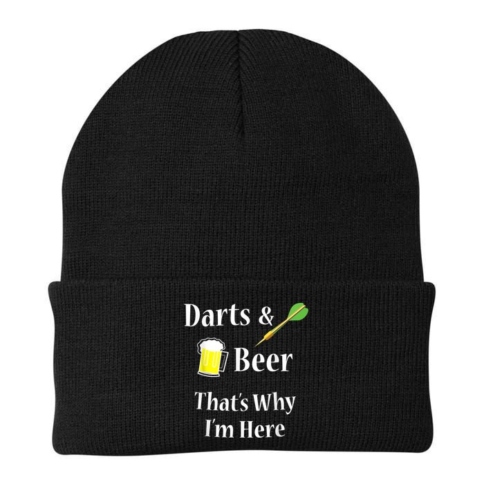 Darts Beer Funny For Dart Player Beanie