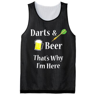 Darts Beer Funny For Dart Player Mesh Reversible Basketball Jersey Tank