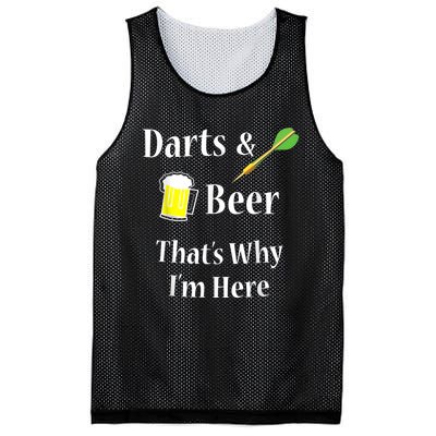 Darts Beer Funny For Dart Player Mesh Reversible Basketball Jersey Tank