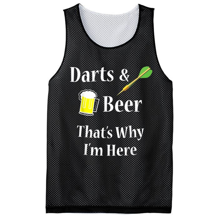 Darts Beer Funny For Dart Player Mesh Reversible Basketball Jersey Tank