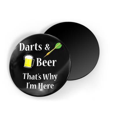 Darts Beer Funny For Dart Player Magnet