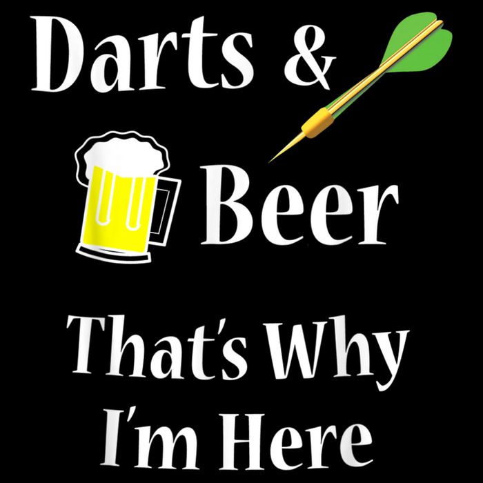 Darts Beer Funny For Dart Player Mousepad