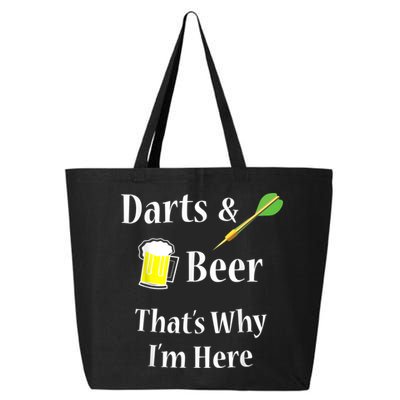 Darts Beer Funny For Dart Player 25L Jumbo Tote