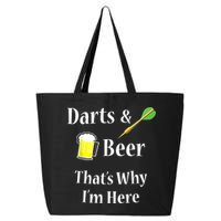 Darts Beer Funny For Dart Player 25L Jumbo Tote