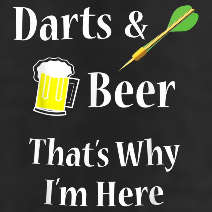 Darts Beer Funny For Dart Player 25L Jumbo Tote