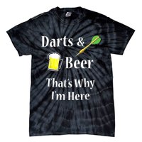 Darts Beer Funny For Dart Player Tie-Dye T-Shirt