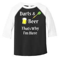 Darts Beer Funny For Dart Player Toddler Fine Jersey T-Shirt