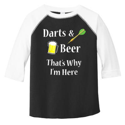 Darts Beer Funny For Dart Player Toddler Fine Jersey T-Shirt