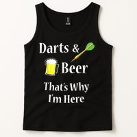 Darts Beer Funny For Dart Player Tank Top