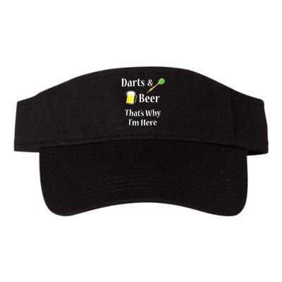 Darts Beer Funny For Dart Player Visor