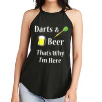 Darts Beer Funny For Dart Player Women's Perfect Tri Rocker Tank