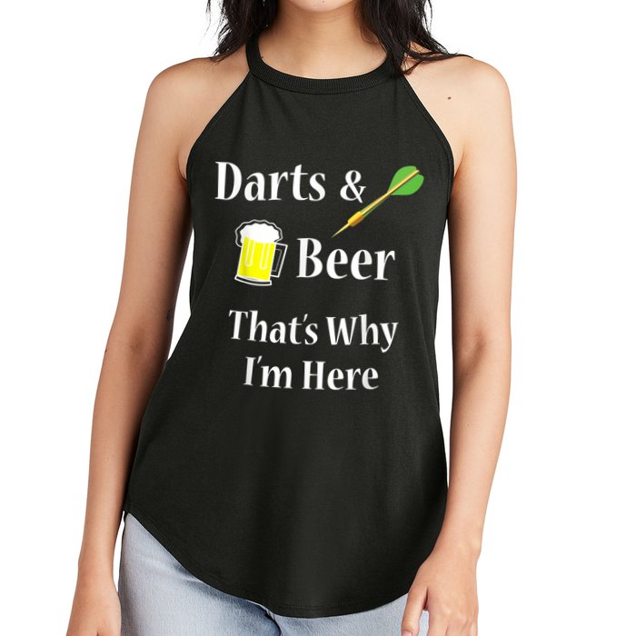 Darts Beer Funny For Dart Player Women's Perfect Tri Rocker Tank