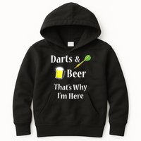 Darts Beer Funny For Dart Player Kids Hoodie