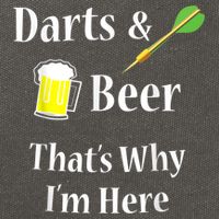Darts Beer Funny For Dart Player Cotton Canvas Backpack