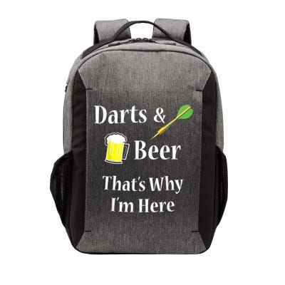 Darts Beer Funny For Dart Player Vector Backpack