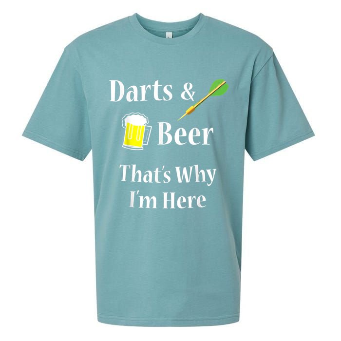 Darts Beer Funny For Dart Player Sueded Cloud Jersey T-Shirt