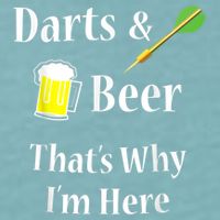 Darts Beer Funny For Dart Player Sueded Cloud Jersey T-Shirt