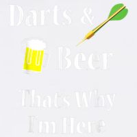 Darts Beer Funny For Dart Player Garment-Dyed Sweatshirt