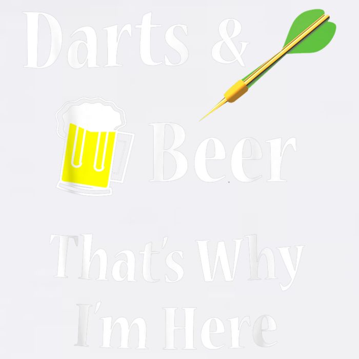 Darts Beer Funny For Dart Player Garment-Dyed Sweatshirt