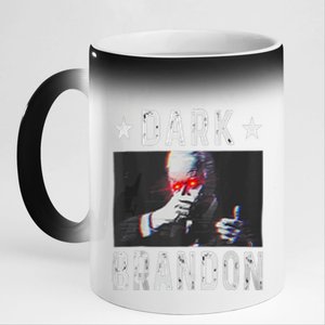 Dark Brandon Funny Biden Saving America Flag Political 11oz Black Color Changing Mug