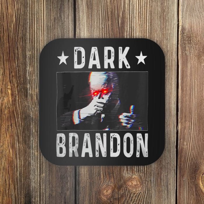 Dark Brandon Funny Biden Saving America Flag Political Coaster