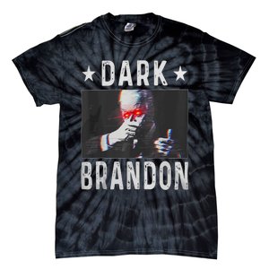 Dark Brandon Funny Biden Saving America Flag Political Tie-Dye T-Shirt