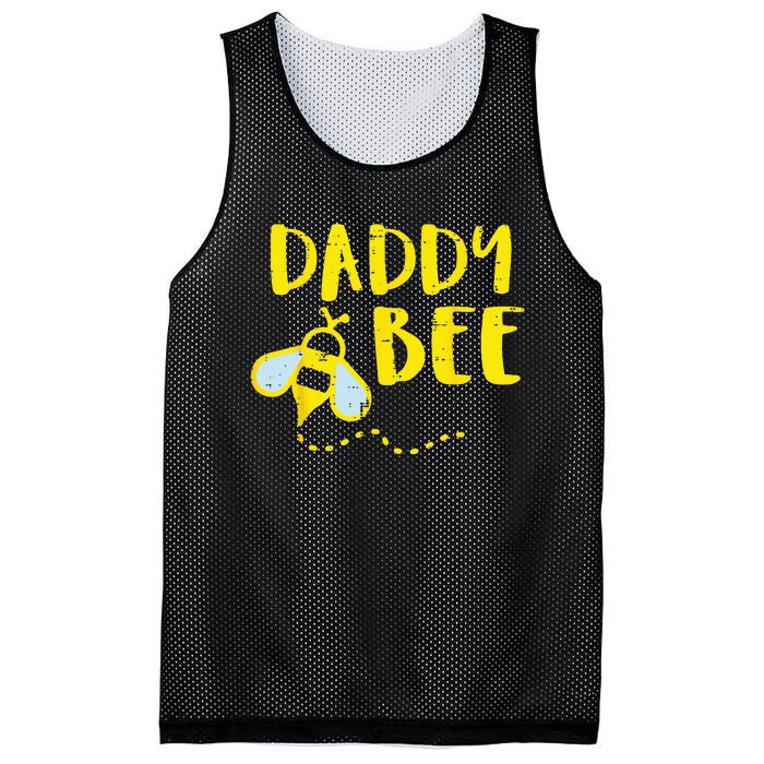 Daddy Bee Family Matching Beekeeping Dad Papa Mesh Reversible Basketball Jersey Tank