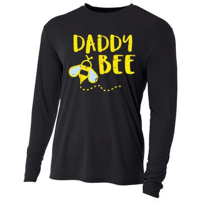 Daddy Bee Family Matching Beekeeping Dad Papa Cooling Performance Long Sleeve Crew