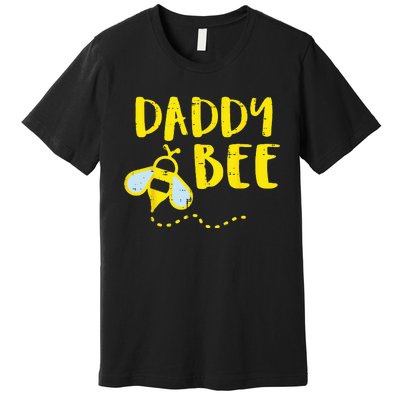 Daddy Bee Family Matching Beekeeping Dad Papa Premium T-Shirt