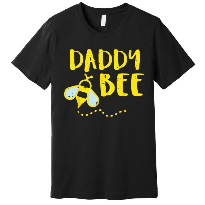 Daddy Bee Family Matching Beekeeping Dad Papa Premium T-Shirt