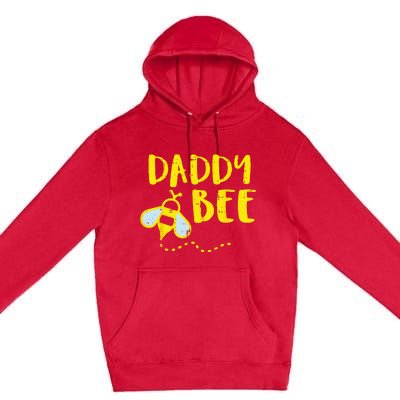 Daddy Bee Family Matching Beekeeping Dad Papa Premium Pullover Hoodie