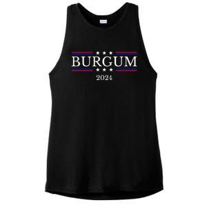 Doug Burgum For President 2024 Election Ladies PosiCharge Tri-Blend Wicking Tank