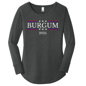 Doug Burgum For President 2024 Election Women's Perfect Tri Tunic Long Sleeve Shirt