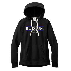 Doug Burgum For President 2024 Election Women's Fleece Hoodie