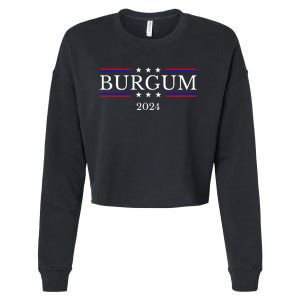 Doug Burgum For President 2024 Election Cropped Pullover Crew