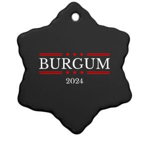 Doug Burgum For President 2024 Election Ceramic Star Ornament