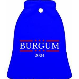 Doug Burgum For President 2024 Election Ceramic Bell Ornament