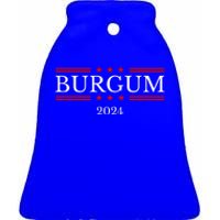 Doug Burgum For President 2024 Election Ceramic Bell Ornament