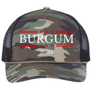 Doug Burgum For President 2024 Election Retro Rope Trucker Hat Cap