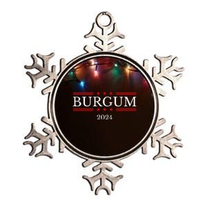 Doug Burgum For President 2024 Election Metallic Star Ornament