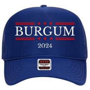 Doug Burgum For President 2024 Election High Crown Mesh Back Trucker Hat