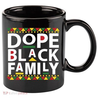 Dope Black Family Reunion Matching Family Picture 11oz C Handle Ceramic Mug