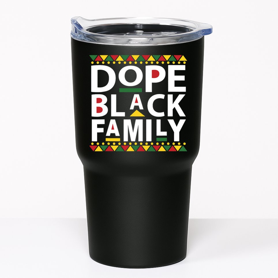 Dope Black Family Reunion Matching Family Picture Tumbler