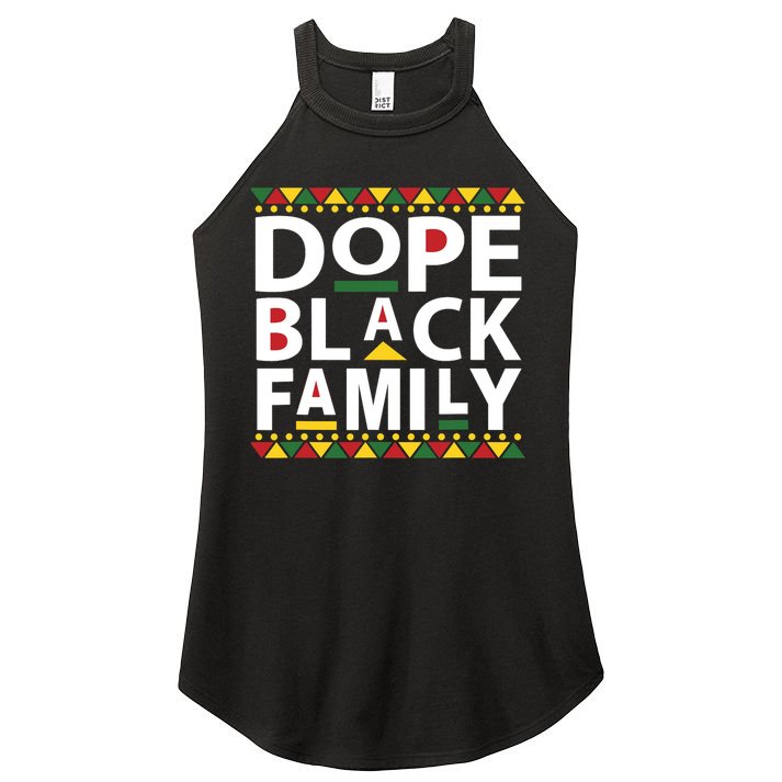Dope Black Family Reunion Matching Family Picture Women's Perfect Tri Rocker Tank