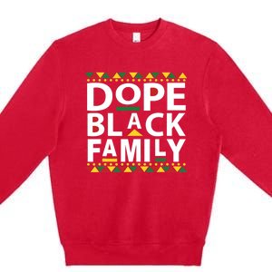 Dope Black Family Reunion Matching Family Picture Premium Crewneck Sweatshirt