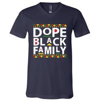 Dope Black Family Reunion Matching Family Picture V-Neck T-Shirt