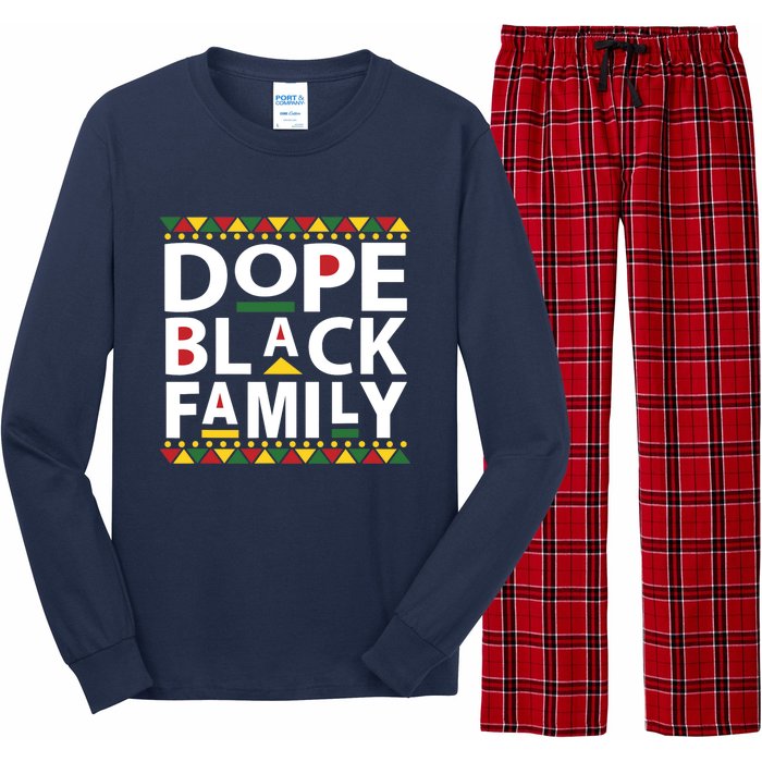 Dope Black Family Reunion Matching Family Picture Long Sleeve Pajama Set