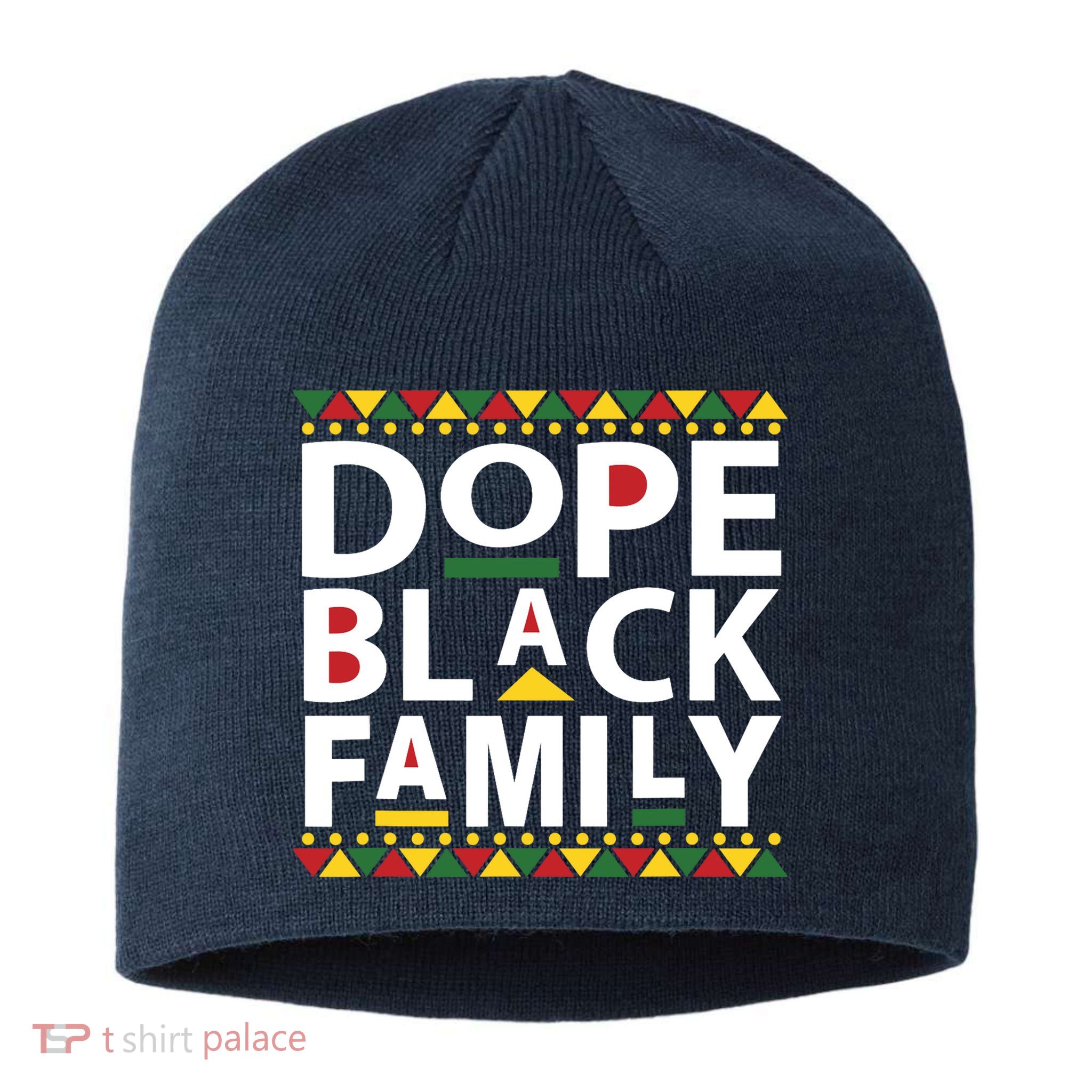 Dope Black Family Reunion Matching Family Picture Sustainable Beanie