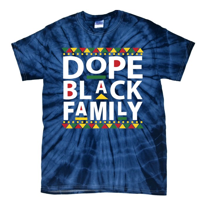 Dope Black Family Reunion Matching Family Picture Tie-Dye T-Shirt